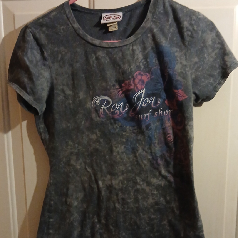 Ron Jon Blue and Pink Short Sleeve Tee